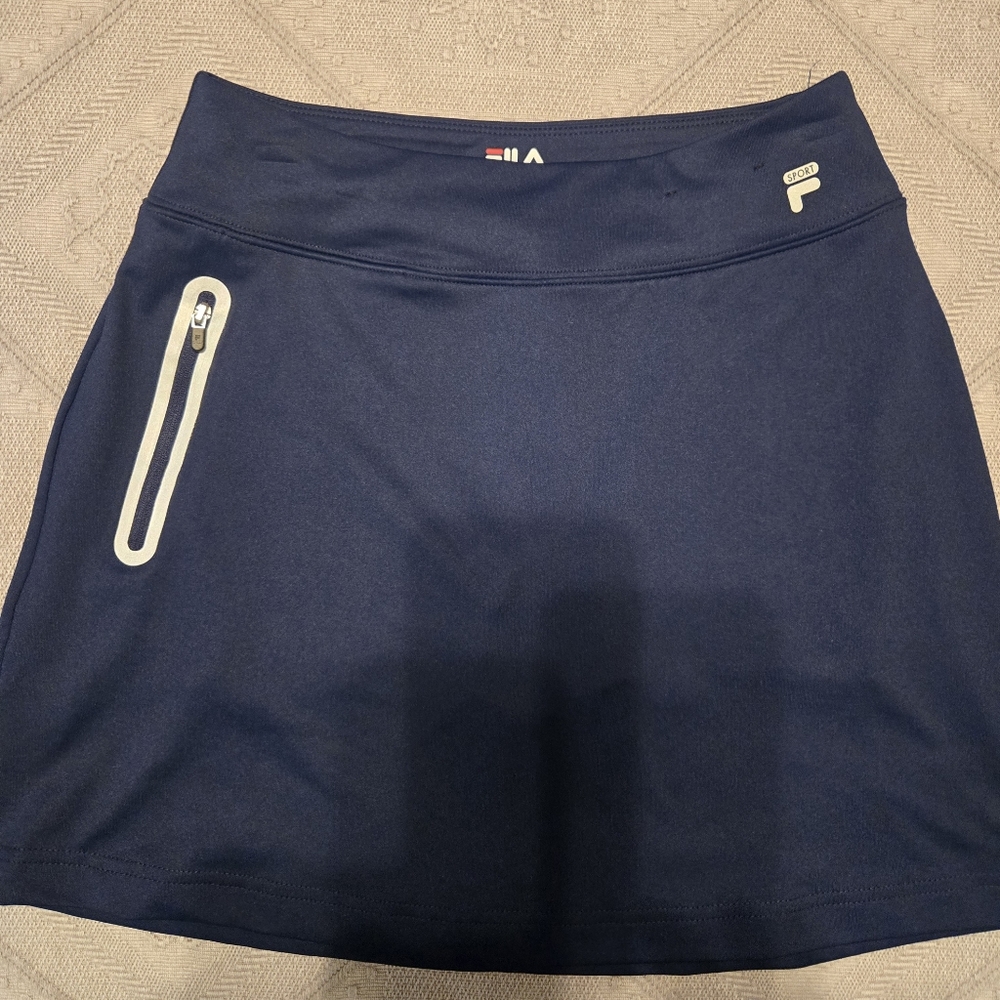 Fila sport skirt with shorts. Navy XS